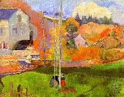 Paul Gauguin Breton Landscape USA oil painting artist